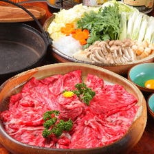 【忘年会・各種宴会に！】モリタ屋のお肉使用！！すきやきセット　6000円