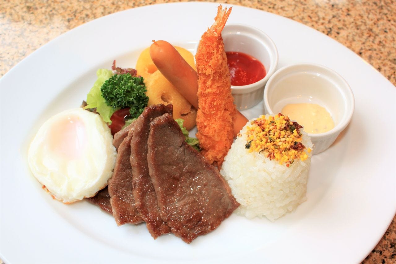 あ・かうはーど の黒毛和牛ロースステーキプレート