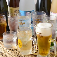 種類豊富な飲み放題メニュー！