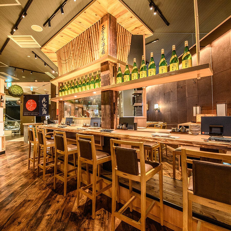 鳥光國 秋葉原アキバトリム店のカウンター席