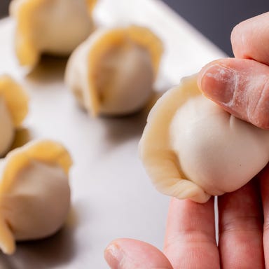 孫ニ娘潮汕牛肉火鍋 上野御徒町本店_白菜の漬物水餃子