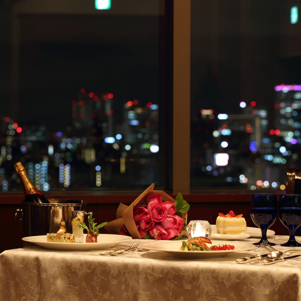窓際確約 乾杯スパークリング付 夜景を眺めながら静かに過ごしたい方にお薦めのフルコースの詳細 フランス料理 エスカーレ ラ スール大阪店 大阪 京橋 フレンチ フランス料理 ぐるなび