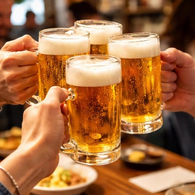 地酒とイカの活き造り 熊本 魚蔵【個室完備】_【単品飲み放題/120分】生ビールもOK!週末のご利用も可能です。