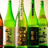 京都の地酒をはじめさまざまな日本酒をご用意しております。