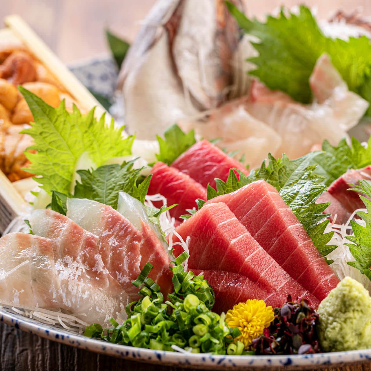 ここでしか味わえない海鮮と創作和食を楽しみ下さい！