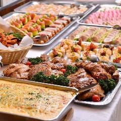 シェフが腕振るうビュッフェ料理