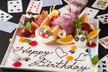 ★特製ネーム入り★誕生日デザートプレート♪