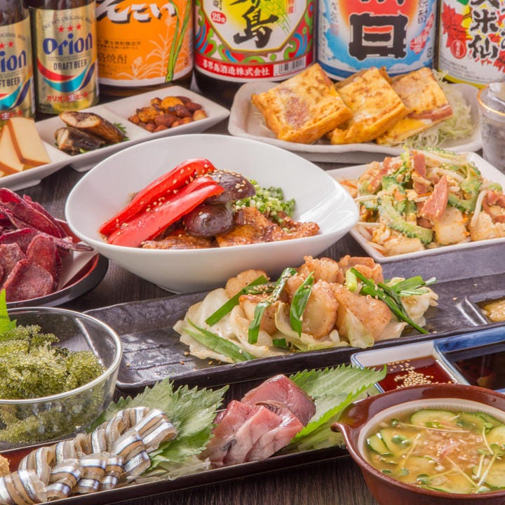九州・沖縄料理が9品楽しめるボリューム満点の『南洲コース』