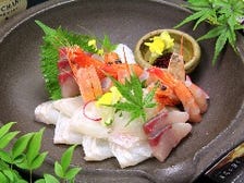 お造り…カルパッチョ…鮮魚も充実！