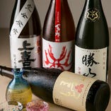 天ぷらに合うお酒も多数。地酒・ワイン各種セレクトしております
