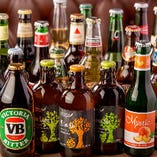 選りすぐりのクラフトビールは国内外合わせて常時20種をご用意