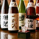 日本酒好きの店主が厳選した、地酒を常時20～25種ご用意◎