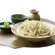 国産・自家製粉を使った打ち蕎麦