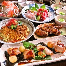 【冬の宴会プラン】「名古屋コーチンチキン南蛮＆台湾まぜそば」コース（飲放付）7品3,500円〈税込〉