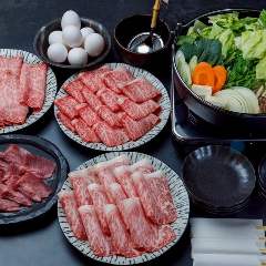 しゃぶしゃぶ すき焼き 食べ放題 和牛と豚 三条河原町店>