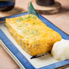 九条ネギの出汁巻き卵