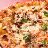 ピッツァはコース料理で味わえる特別な逸品