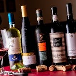 [美酒銘酒揃い♪]
本格派のイタリアワインも各種ラインナップ