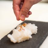 職人の技が光る拘りの握り寿司
