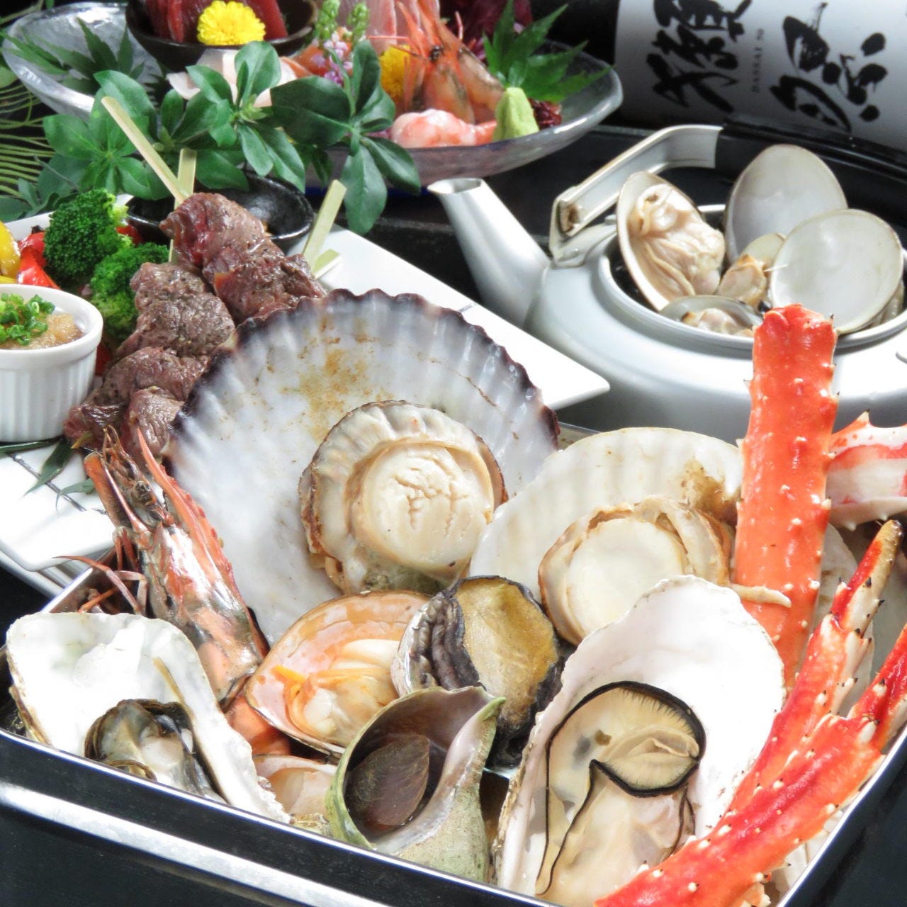 四季に応じた食材で、宴席プランをご用意。新鮮な海鮮を♪