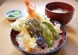 特上天丼（汁物・香の物）