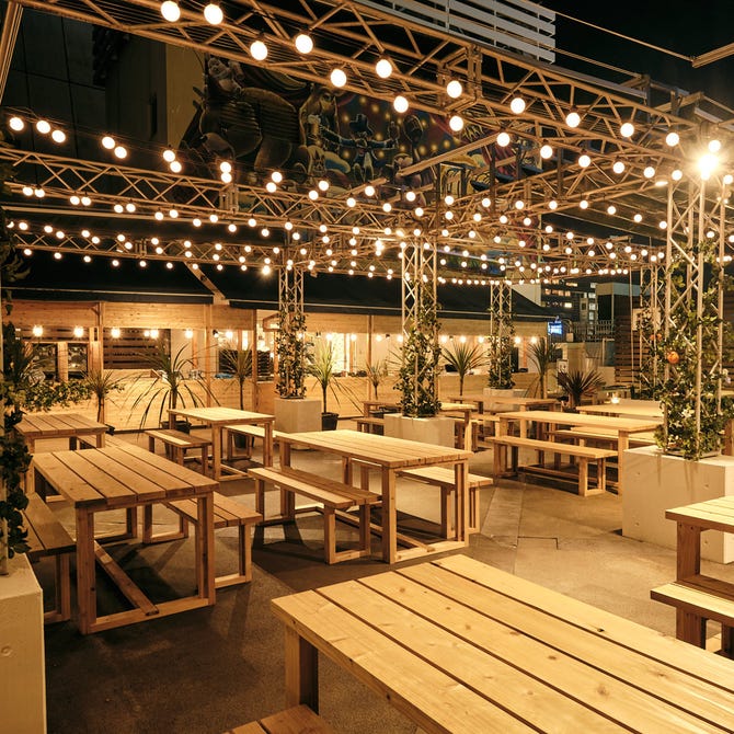 新宿bbq ビアガーデン Hello 新宿 ビアガーデン ぐるなび
