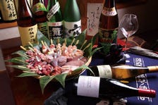 毎月替わる日本酒メニュー