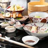 昼の京懐石 12,000円（別途 消費税10％・サービス料15％&rarr;税サ込15,180円）