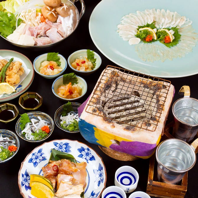 鮨と粋ふぐ料理 てっぽう裏なんば本店 なんば 難波 ふぐ ふぐ料理 ぐるなび
