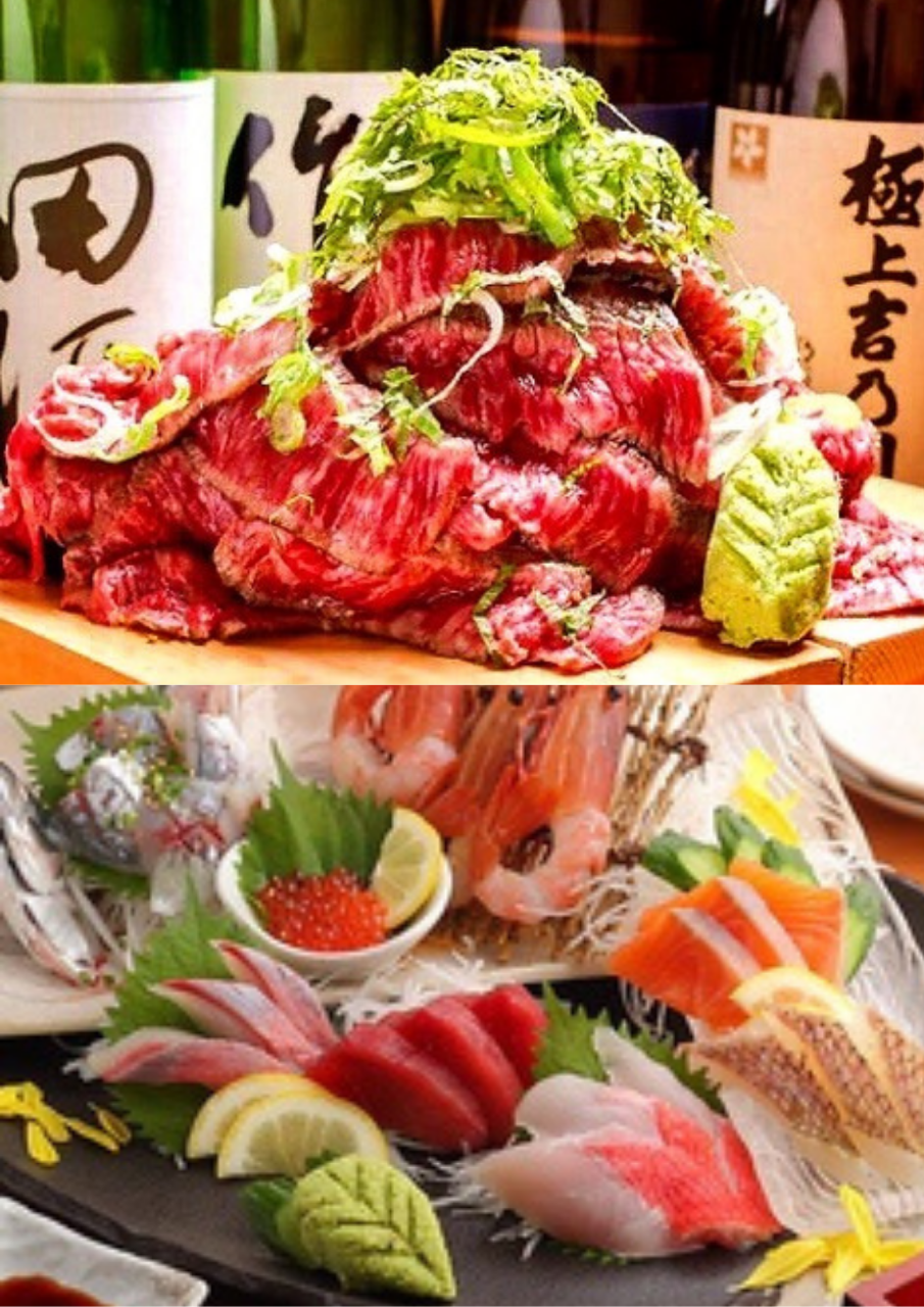 和牛と鮮魚 個室完備 和食の故郷-神田本店