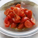 高知県産フルーツトマトの冷製パスタ