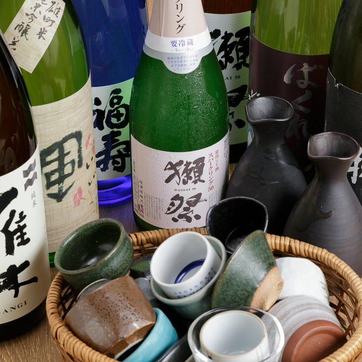 日本酒多数！獺祭も、
スパークリング等、多彩にご用意♪