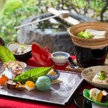 季節が織りなす四季折々な食材の京懐石