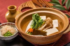 【南禅寺名物】湯豆腐御膳　全7品