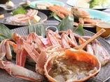 【ブランド柴山蟹】柴山港産・活カニシャブフルコース （１泊２食）　　
