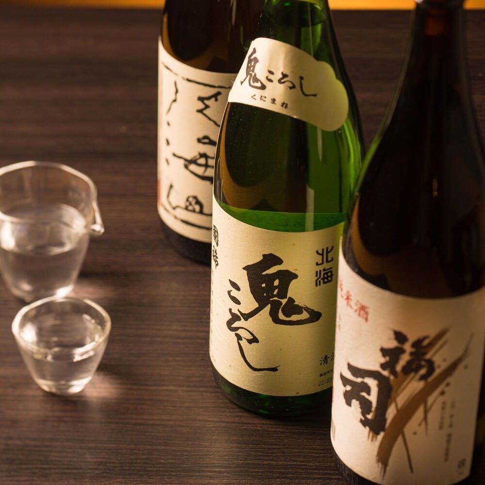 料理によく合う日本酒も幅広くご用意