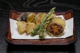 野菜の天ぷら　盛り合わせ