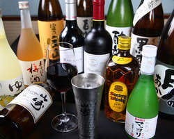 日本酒、焼酎、ウイスキー、カクテル,ソフトドリンクetc,,
