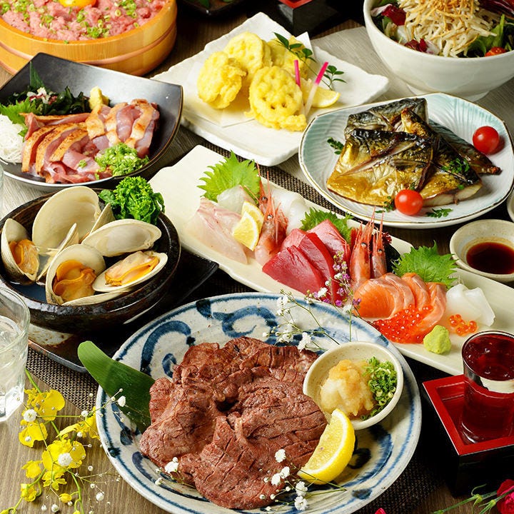 個室居酒屋 海鮮炉端焼き 喰海 くうかい 四日市駅前店 メニュー ７ ８月コース ぐるなび