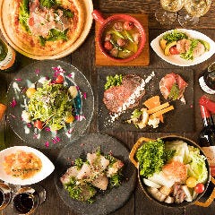 お酒を楽しむのにぴったりのバルメニューを豊富に取り揃え！