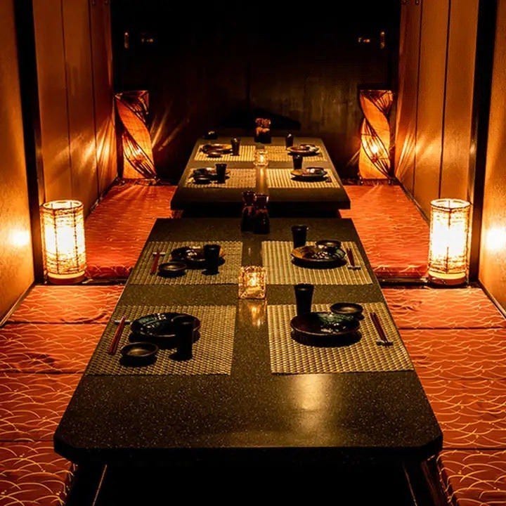 平塚での各種宴会におすすめの扉付き個室完備！