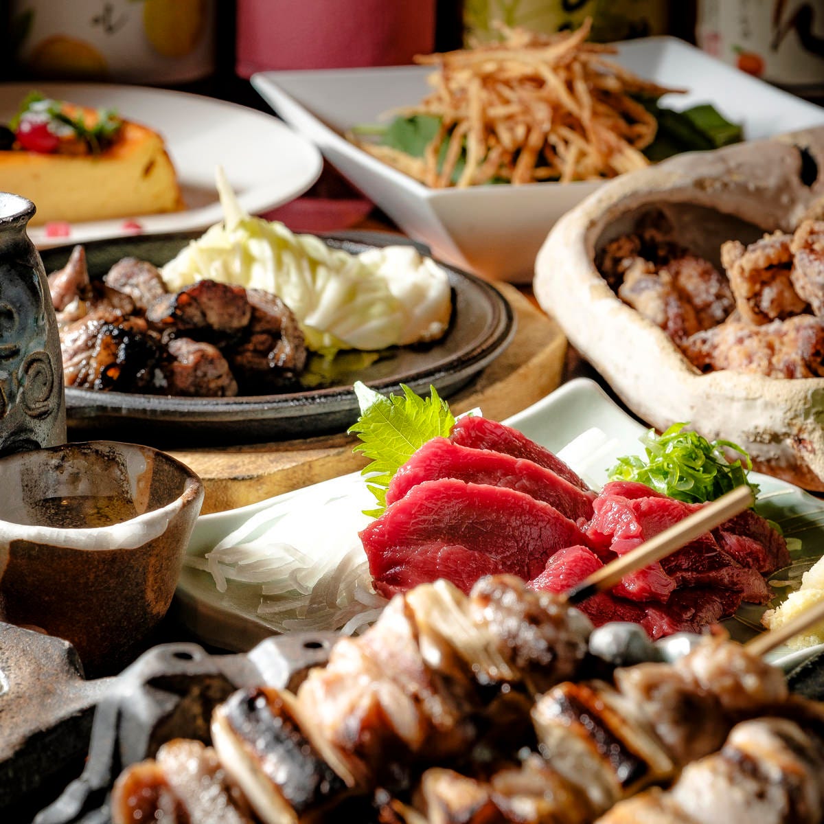 2時間飲放題付4000円 鶏豚尽くし 特別プラン 12品 宴会 飲み会 同窓会 の詳細 鶏豚 とりとん きっちん 渋谷道玄坂 渋谷 居酒屋 ぐるなび