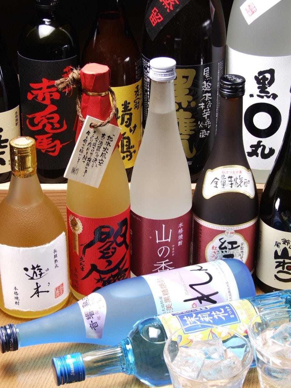 福岡地酒はおすすめのラインナップ。九州産焼酎も多数ご用意。