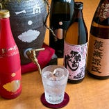 大将目利きの厳選焼酎も各種ご準備致しております。