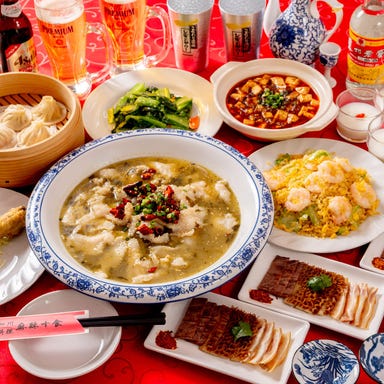 四川料理・麻辣十食_【2H飲み放題付き】四川の美味しさを満喫する『定番コース』