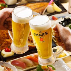 世界のビール&ワインを多数◎ お好みの一杯をお愉しみ下さい。