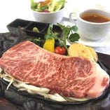 兵庫県産和牛鉄板焼きステーキセット(180g)