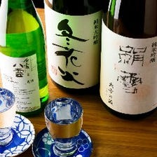 種類も豊富な日本酒や焼酎メニュー