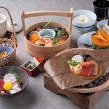 【手をけコース】今月のおすすめ料理　月コース　(税込・サービス料別)
