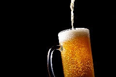 まずは生ビールで乾杯♪